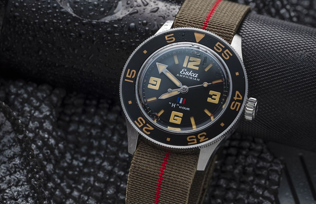 Eska Amphibian 250 "H-Hour" : une montre pour les Forces Amphibies Françaises