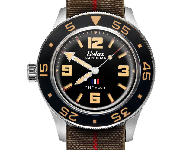 Eska Amphibian 250 "H-Hour" : une montre pour les Forces Amphibies Françaises