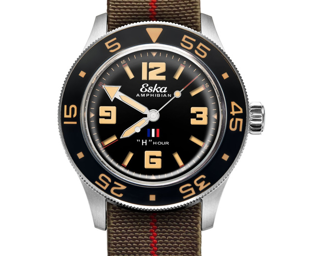 Eska Amphibian 250 "H-Hour" : une montre pour les Forces Amphibies Françaises