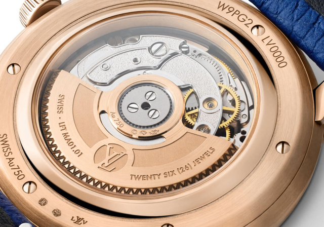 Louis Vuitton Tambour Convergence Guilloché : le temps traine et le cadran se "guilloche"