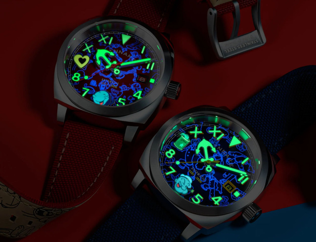 Popeye et Olive par Spinnaker : un duo horloger pour la Saint-Valentin empreint d'air marin Popeye et Olive par Spinnaker : un duo horloger pour la Saint-Valentin empreint d'air marin