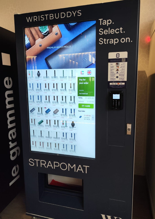 Strapomat : le distributeur automatique de bracelet-montre a-t-il de l'avenir ?