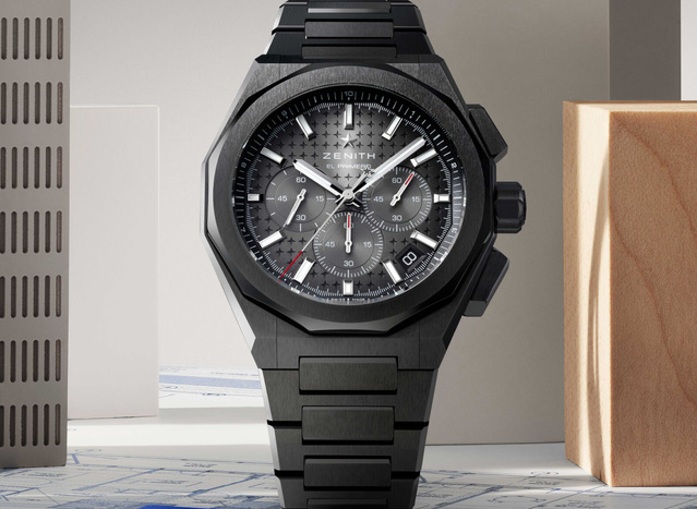 Zenith Defy Skyline Chronograph : tout le noir intense de la céramique