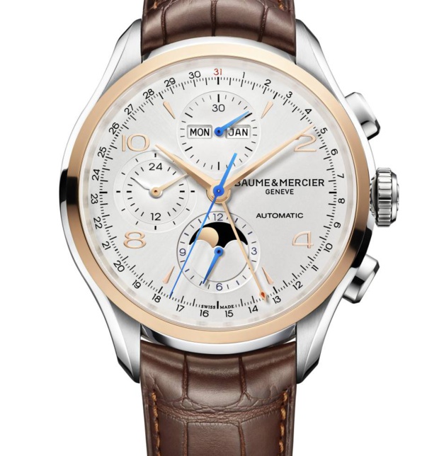 Baume & Mercier Clifton Chrono et Calendrier Complet Baume & Mercier Clifton Chrono et Calendrier Complet