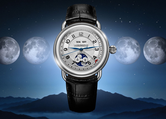 Aérowatch 1942 Calendrier Complet : les phases de lune du nord au sud