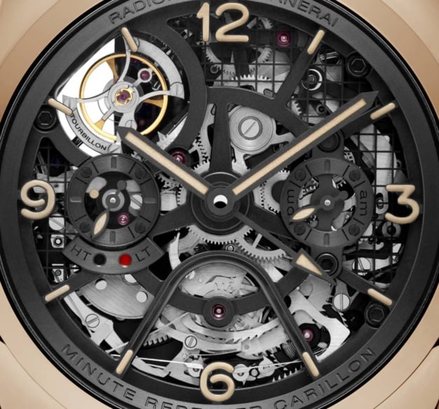 Panerai Minute Repeater Carillon GMT GMT Radiomir 1940, sur commande uniquement Panerai Minute Repeater Carillon GMT GMT Radiomir 1940, sur commande uniquement