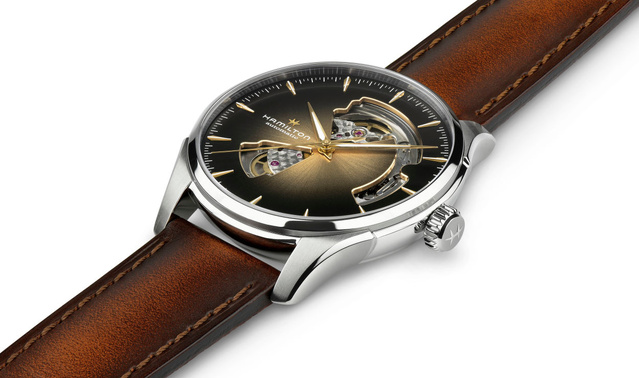 Hamilton Jazzmaster Open Heart : le temps à coeur ouvert en 36 mm