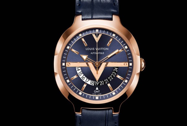 Louis Vuitton montre GMT en or rose Louis Vuitton montre GMT en or rose