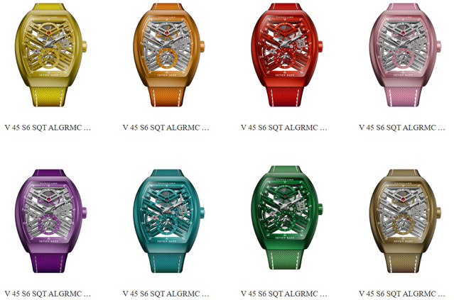Franck Muller Vanguard Royal Bauxite : le temps de toutes les couleurs