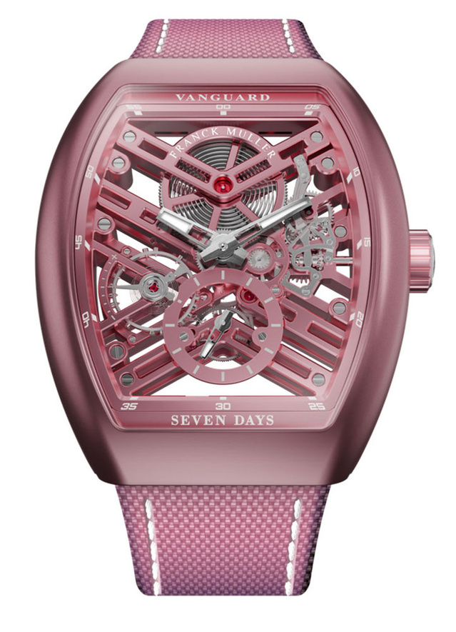 Franck Muller Vanguard Royal Bauxite : le temps de toutes les couleurs