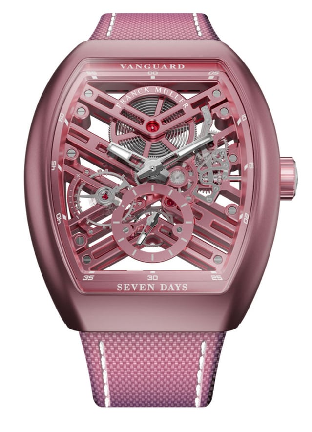 Franck Muller Vanguard Royal Bauxite : le temps de toutes les couleurs Franck Muller Vanguard Royal Bauxite : le temps de toutes les couleurs