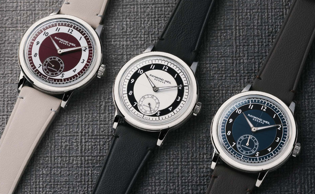 Raymond Weil Millesime petite seconde : cadrans Tuxedo pour montres habillées