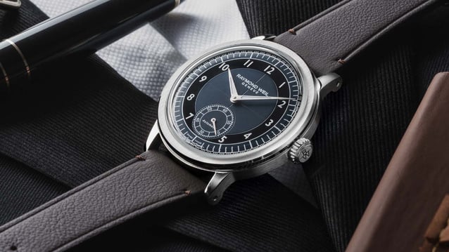 Raymond Weil Millesime petite seconde : cadrans Tuxedo pour montres habillées Raymond Weil Millesime petite seconde : cadrans Tuxedo pour montres habillées