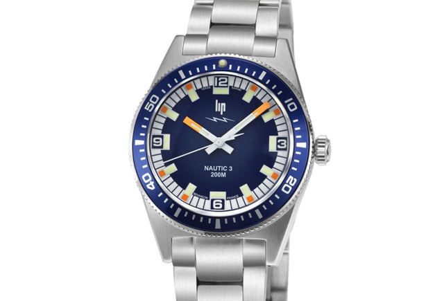 LIP enrichit sa collection Nautic 3 avec trois nouvelles références à quartz à "seconde fluide"