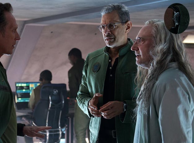 Independence Day, Resurgence : Jeff Goldblum porte une Hamilton Jazzmaster GMT Independence Day, Resurgence : Jeff Goldblum porte une Hamilton Jazzmaster GMT