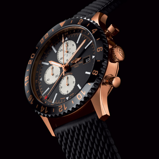 Breitling Chronoliner en or rouge Breitling Chronoliner en or rouge