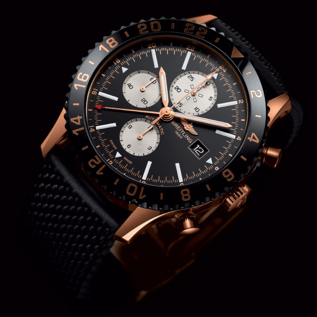 Breitling : série limitée Chronoliner en or