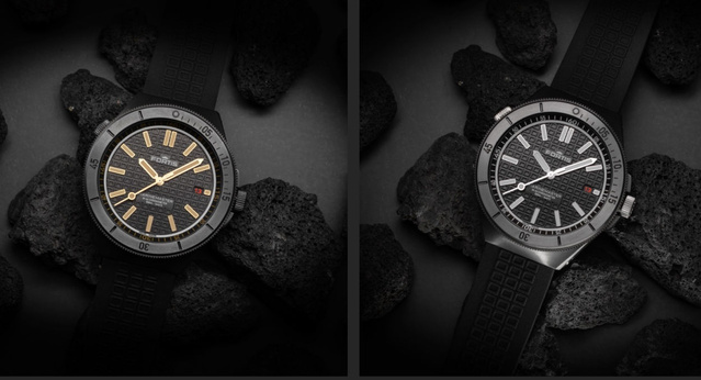Fortis Marinemaster M-44 DLC : une tool-watch efficace qui se pare de noir Fortis Marinemaster M-44 DLC : une tool-watch efficace qui se pare de noir