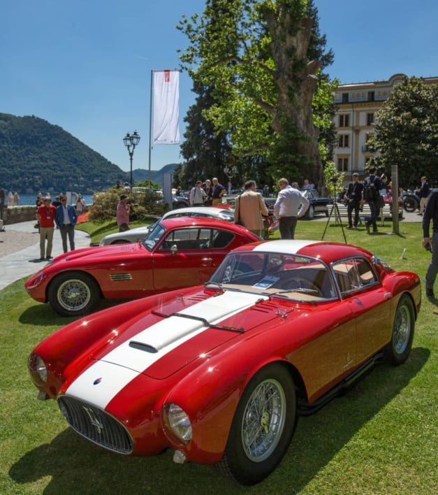 Concorso d'Elegenza 2016 : une Maserati de 1954 gagne la Lange 1 Time Zone Concorso d'Elegenza 2016 : une Maserati de 1954 gagne la Lange 1 Time Zone
