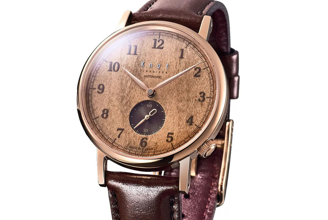 Knot : l'horloger nippon propose une jolie collection accessible avec cadrans en bois