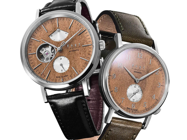 Knot : l'horloger nippon propose une jolie collection accessible avec cadrans en bois Knot : l'horloger nippon propose une jolie collection accessible avec cadrans en bois
