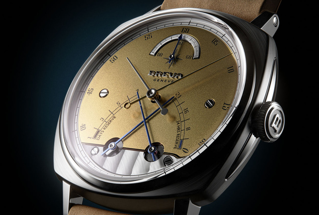 Breva Genève : Segreto di Lario Meridian Gold avec cadran en "or poudré"