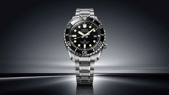 Seiko Prospex Marinemaster : un cadran bleu comme le sillage d'un brise-glace
