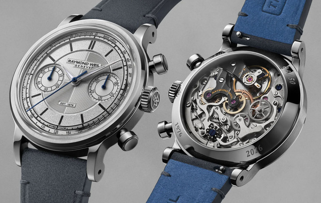 Raymond Weil "The Fifty" : un calibre historique de 1976 pour fêter un demi-siècle d'indépendance Raymond Weil "The Fifty" : un calibre historique de 1976 pour fêter un demi-siècle d'indépendance