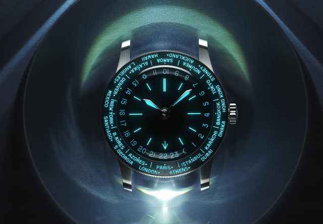 Baltic Heures du monde : quand la fonction worldtimer s'associe aux pierres dures