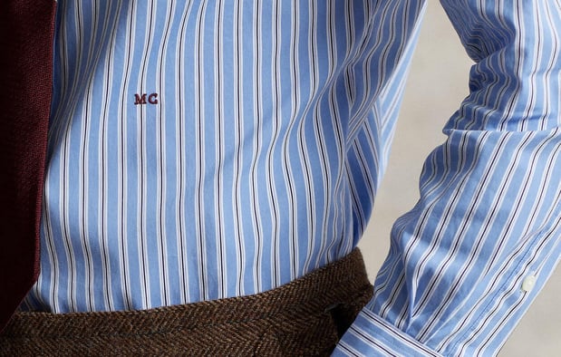 Chemises : le monogramme ou le charme discret de porter vos initiales... Chemises : le monogramme ou le charme discret de porter vos initiales...