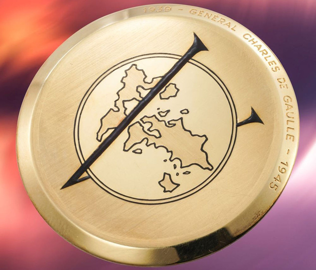 Genève : Phillips met en vente la montre "Victory" offerte à Charles de Gaulle en 1945