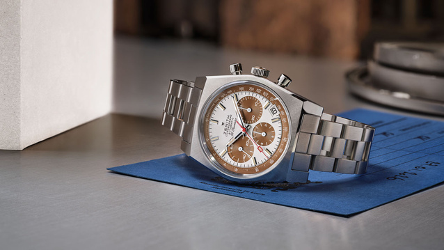 Zenith Chronomaster Revival A384 Tropical avec cadran "panda chocolat" Zenith Chronomaster Revival A384 Tropical avec cadran "panda chocolat"