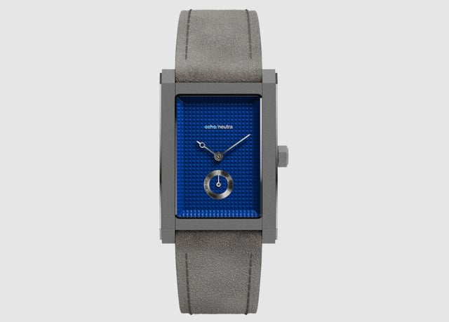echo/neutra x seconde/seconde/ : une Rivanera exclusive avec cadran bleu Clou de Paris echo/neutra x seconde/seconde/ : une Rivanera exclusive avec cadran bleu Clou de Paris