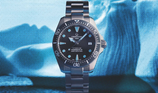 Certina DS Action Diver 38 mm Titanium : trois versions plus estivales