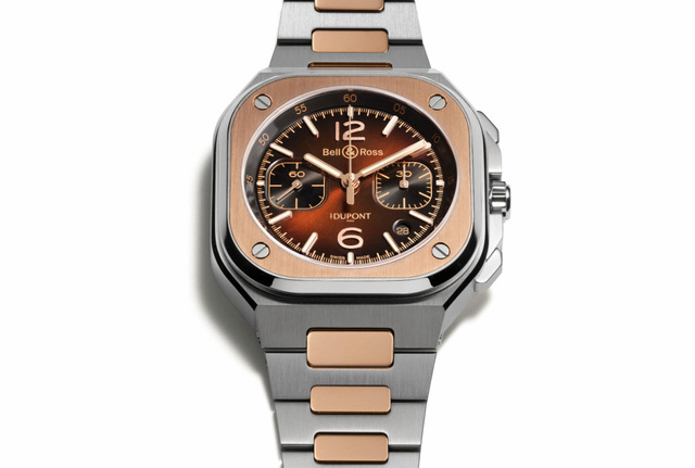 Bell & Ross BR-05 Chrono S.T. Dupont : le temps des volutes