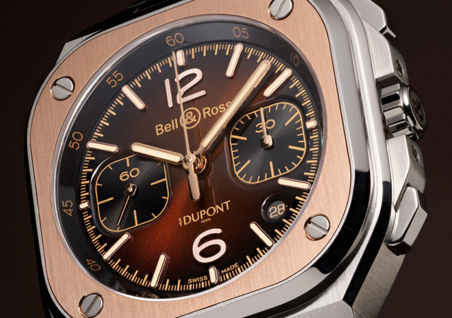 Bell & Ross BR-05 Chrono S.T. Dupont : le temps des volutes Bell & Ross BR-05 Chrono S.T. Dupont : le temps des volutes
