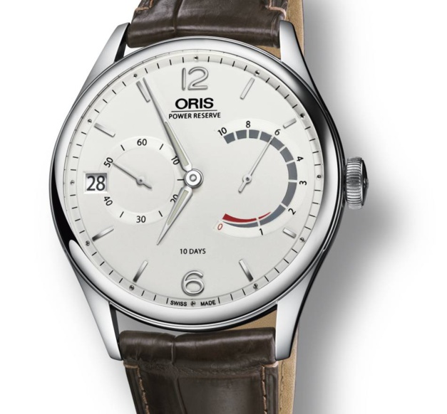 Oris : un cadran opalin argenté pour l'Artelier Calibre 111