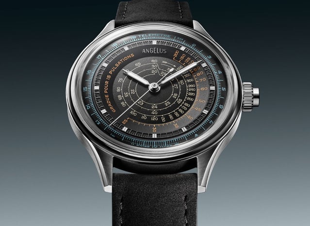 Angelus : un chronomètre télémètre, pulsomètre et tachymètre Angelus : un chronomètre télémètre, pulsomètre et tachymètre