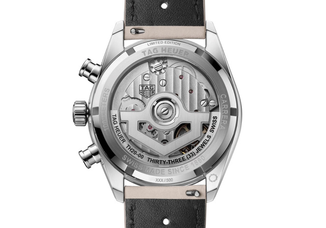TAG Heuer Carrera Chronograph Edition limitée Europe : un cadran qui évoque l'univers des rallyes