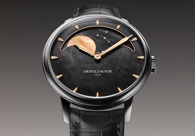 Arnold & Son Perpetual Moon 41,5 Steel "Colours of the Moon" : les couleurs de la nuit