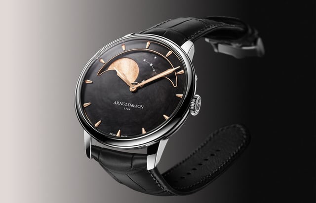 Arnold & Son Perpetual Moon 41,5 Steel "Colours of the Moon" : les couleurs de la nuit