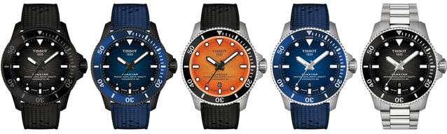 Tissot Seastar 2000 Professional : cinq nouvelles plongeuses à découvrir