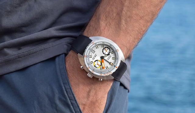 Doxa SUB 200 T Graph II : une plongeuse-chronographe d'inspiration vintage Doxa SUB 200 T Graph II : une plongeuse-chronographe d'inspiration vintage