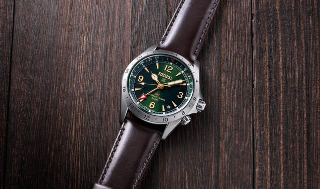 Seiko : une nouvelle Prospex Alpinist GMT avec cadran vert
