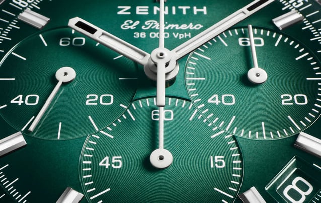 Zenith Chronomaster : un cadran vert-de-gris pour Paris