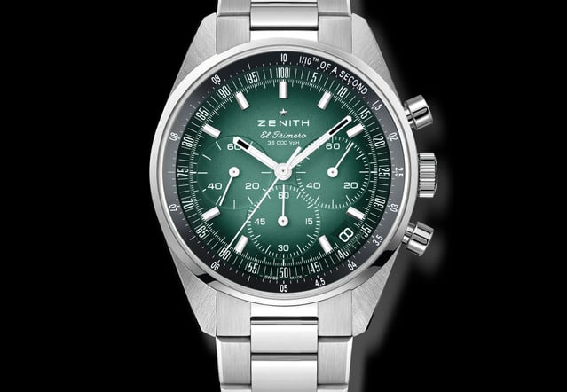 Zenith Chronomaster : un cadran vert-de-gris pour Paris Zenith Chronomaster : un cadran vert-de-gris pour Paris