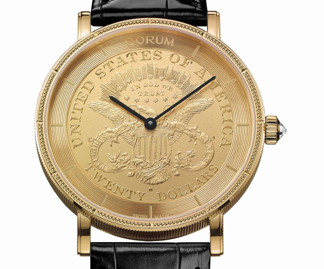 Coin de Corum : une montre qui vaut son pesant d'or Coin de Corum : une montre qui vaut son pesant d'or