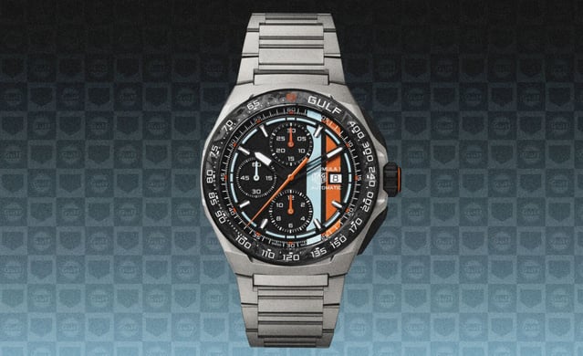 TAG Heuer Formula 1 Automatic Chronograph x Gulf : TAG Heuer Formula 1 Automatic Chronograph x Gulf :