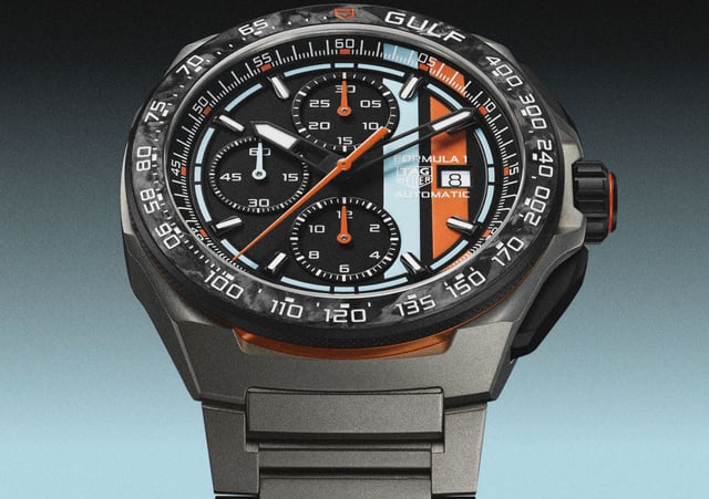 TAG Heuer Formula 1 Automatic Chronograph x Gulf : TAG Heuer Formula 1 Automatic Chronograph x Gulf :