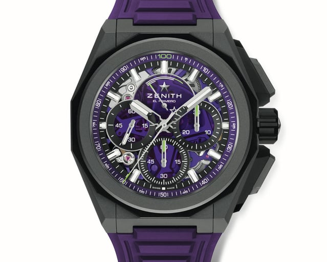 Zenith Defy Extrem Ultraviolet : un chrono au design fort et assumé Zenith Defy Extrem Ultraviolet : un chrono au design fort et assumé
